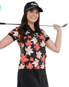 Rolo Women - "Maple Leaves" Women's Short Sleeve