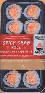 Fish/Seafood - Sushi Spicy Crab Roll  4 trays of 8 pcs ea.