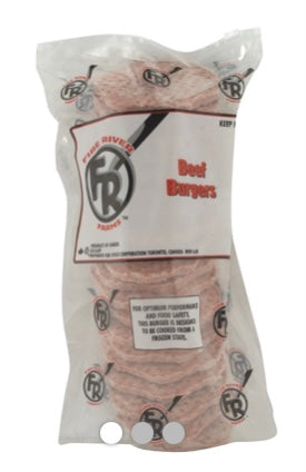 Beef Burgers - Fire River Farms - 80 x 4oz/case