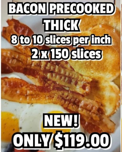 Bacon - Precooked - Thick Cut